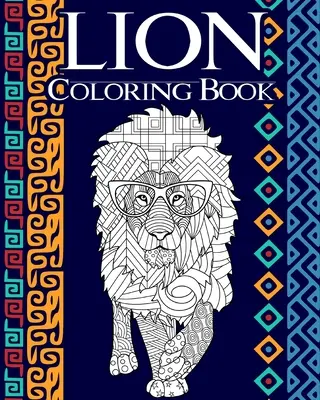 Kniha na vyfarbovanie leva - Lion Coloring Book