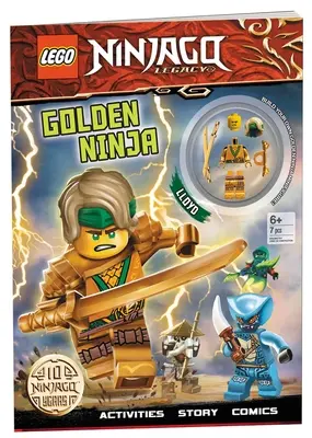 Lego Ninjago: Zlatý nindža [s minifigúrkou] - Lego Ninjago: Golden Ninja [With Minifigure]