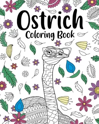 Pštrosie mandaly na vyfarbovanie - Ostrich Mandala Coloring Book