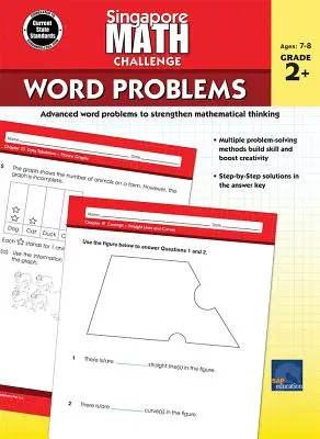 Singapurské matematické úlohy, 2. - 5. ročník - Singapore Math Challenge Word Problems, Grades 2 - 5