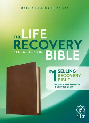 NLT Life Recovery Bible, druhé vydanie (kožená, rustikálna hnedá) - NLT Life Recovery Bible, Second Edition (Leatherlike, Rustic Brown)