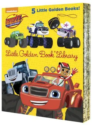 Blaze and the Monster Machines Malá zlatá knižnica (Blaze and the Monster Machines): Päť z Nickeoldeon Blaze and Monster Machines Littl - Blaze and the Monster Machines Little Golden Book Library (Blaze and the Monster Machines): Five of Nickeoldeon's Blaze and the Monster Machines Littl