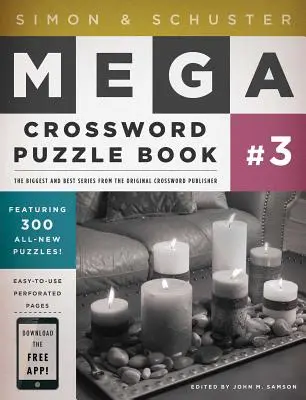 Simon & Schuster Mega krížovky kniha č. 3, 3 - Simon & Schuster Mega Crossword Puzzle Book #3, 3