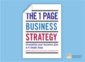 Podnikateľská stratégia na jednej strane - zefektívnite svoj podnikateľský plán v štyroch jednoduchých krokoch - One Page Business Strategy - Streamline Your Business Plan in Four Simple Steps