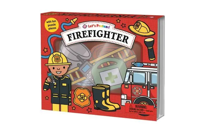 Predstierajme: Sada hasičov: So zábavnými puzzle dielikmi - Let's Pretend: Firefighter Set: With Fun Puzzle Pieces