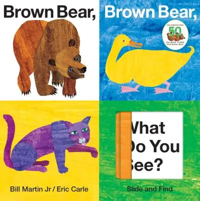 Hnedý medveď, hnedý medveď, čo vidíš? Posúvaj a hľadaj - Brown Bear, Brown Bear, What Do You See? Slide and Find