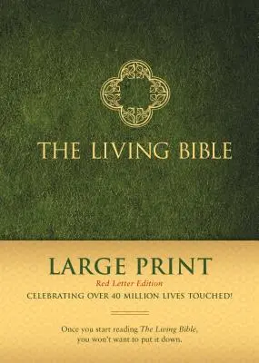Živá Biblia s veľkým písmom (The Living Bible Large Print Red Letter Edition) - The Living Bible Large Print Red Letter Edition