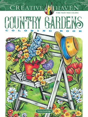 Creative Haven Country Gardens Omaľovánky - Creative Haven Country Gardens Coloring Book
