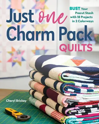 Len jeden prívesok v balení Quilts: Zničte svoje zásoby predstrihov s 18 projektmi v 2 farebných variantoch - Just One Charm Pack Quilts: Bust Your Precut Stash with 18 Projects in 2 Colorways