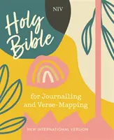 Biblia NIV na písanie denníkov a mapovanie veršov - Dúhová - NIV Bible for Journalling and Verse-Mapping - Rainbow