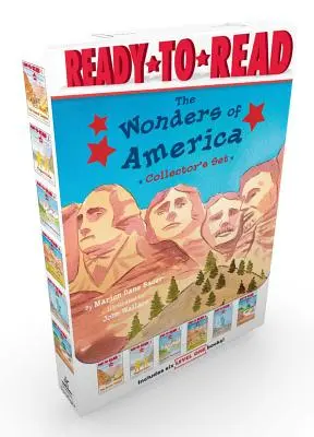 Zázraky Ameriky Zberateľská sada: Grand Canyon; Niagarské vodopády; Skalnaté hory; Mount Rushmore; Socha slobody; Yellowstone - The Wonders of America Collector's Set: The Grand Canyon; Niagara Falls; The Rocky Mountains; Mount Rushmore; The Statue of Liberty; Yellowstone