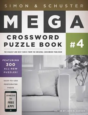 Simon & Schuster Mega krížovky kniha č. 4, 4 - Simon & Schuster Mega Crossword Puzzle Book #4, 4