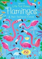 Malé prvé samolepky plameniakov - Little First Stickers Flamingos