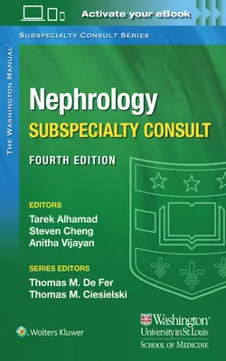 Washingtonská príručka Nefrológia Subspecializovaná konzultácia - Washington Manual Nephrology Subspecialty Consult