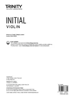 Trinity College London Violin Exam Pieces 2020-2023: (len časť) - Trinity College London Violin Exam Pieces 2020-2023: Initial (part only)