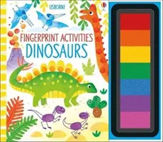 Aktivity s odtlačkami prstov Dinosaury - Fingerprint Activities Dinosaurs