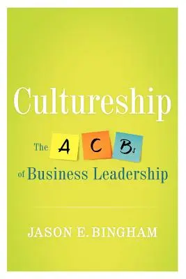 Cultureship: ABC vedenia podnikov - Cultureship: The ABCs of Business Leadership