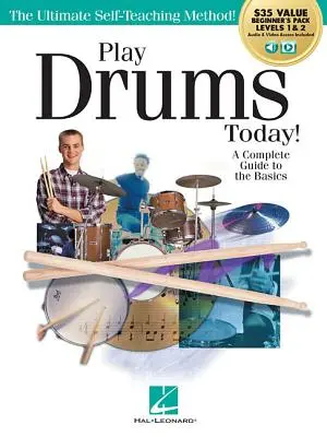 Hrajte na bicie ešte dnes! All-In-One Beginner's Pack: Obsahuje knihu 1, knihu 2, audio a video - Play Drums Today! All-In-One Beginner's Pack: Includes Book 1, Book 2, Audio & Video