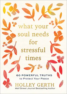 Čo potrebuje vaša duša v časoch stresu: 60 mocných právd, ktoré ochránia váš pokoj - What Your Soul Needs for Stressful Times: 60 Powerful Truths to Protect Your Peace