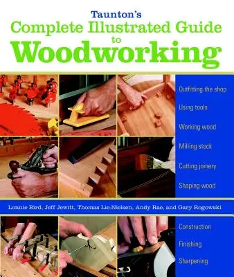 Taunton's Complete Illustrated Guide to Woodworking (Kompletný ilustrovaný sprievodca stolárstvom): Dokončovanie/brúsenie/používanie drevárskych nástrojov - Taunton's Complete Illustrated Guide to Woodworking: Finishing/Sharpening/Using Woodworking Tools
