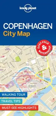 Lonely Planet Kodaň Mapa mesta 1 - Lonely Planet Copenhagen City Map 1