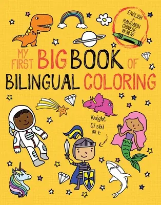 Moja prvá veľká kniha dvojjazyčných omaľovánok Mandarínka - My First Big Book of Bilingual Coloring Mandarin