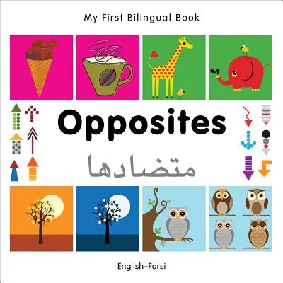 Moja prvá dvojjazyčná kniha-Opposites (anglicko-francúzsky) - My First Bilingual Book-Opposites (English-Farsi)