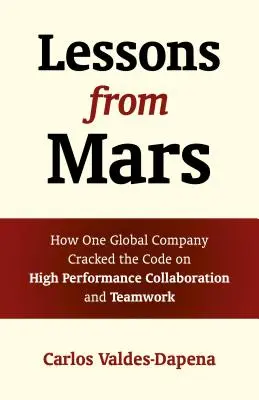 Lekcie z Marsu: Ako jedna globálna spoločnosť rozlúštila kód vysoko výkonnej spolupráce a tímovej práce - Lessons from Mars: How One Global Company Cracked the Code on High Performance Collaboration and Teamwork