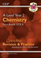 A-Level Chemistry: OCR A 2. ročník Kompletné opakovanie a precvičovanie s online vydaním - A-Level Chemistry: OCR A Year 2 Complete Revision & Practice with Online Edition