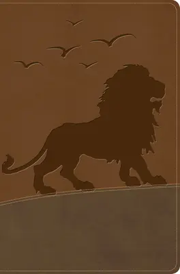 KJV One Big Story Bible, Brown Lion Leathertouch
