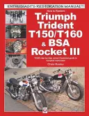 Ako zreštaurovať Triumph Trident T150/T160 a BSA Rocket III: Váš krok za krokom farebný ilustrovaný sprievodca kompletnou renováciou - How to Restore Triumph Trident T150/T160 & BSA Rocket III: Your Step-By-Step Colour Illustrated Guide to Complete Restoration