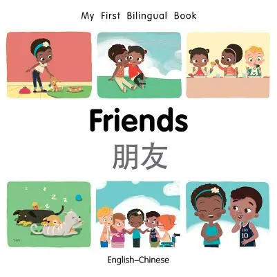 Moja prvá dvojjazyčná kniha-priatelia (anglicko-čínsky) - My First Bilingual Book-Friends (English-Chinese)