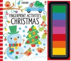 Aktivity s odtlačkami prstov Vianoce - Fingerprint Activities Christmas