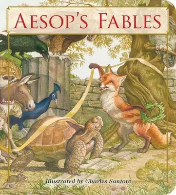 Ezopove bájky Oversized Padded Board Book: Klasické vydanie v mäkkej doske - Aesop's Fables Oversized Padded Board Book: The Classic Edition