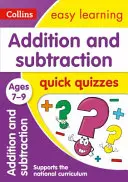 Rýchle kvízy na sčítanie a odčítanie: Vek 7-9 rokov - Addition and Subtraction Quick Quizzes: Ages 7-9