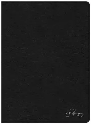 KJV Spurgeon Study Bible, čierna pravá koža - KJV Spurgeon Study Bible, Black Genuine Leather