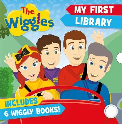 The Wiggles (Prúdy): Moja prvá knižnica: Obsahuje 6 kníh Wiggly - The Wiggles: My First Library: Includes 6 Wiggly Books