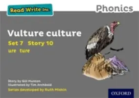 Read Write Inc. Phonics: Šedá sada 7 kníh s príbehmi 10 Kultúra supov - Read Write Inc. Phonics: Grey Set 7 Storybook 10 Vulture Culture