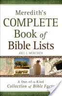 Meredithova kompletná kniha biblických zoznamov: Jedinečná zbierka biblických faktov - Meredith's Complete Book of Bible Lists: A One-Of-A-Kind Collection of Bible Facts