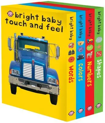 Bright Baby Touch & Feel Slipcase 2: obsahuje slová, farby, čísla a tvary - Bright Baby Touch & Feel Slipcase 2: Includes Words, Colors, Numbers, and Shapes