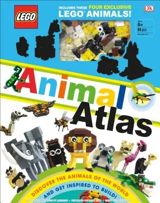 Lego Atlas zvierat: Objavte zvieratá sveta [s hračkou] - Lego Animal Atlas: Discover the Animals of the World [With Toy]