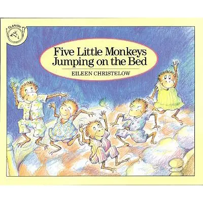 Päť malých opičiek skáče po posteli - Five Little Monkeys Jumping on the Bed