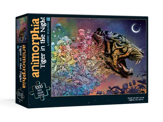 Animorfia Tiger v noci Puzzle - Animorphia Tiger in the Night Puzzle
