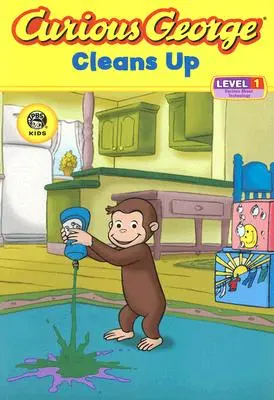 Zvedavý George upratuje (Cgtv Reader) - Curious George Cleans Up (Cgtv Reader)