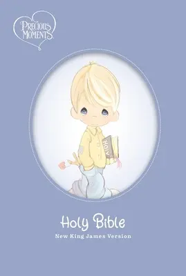 Nkjv, Precious Moments Small Hands Bible, Blue, Hardcover, Comfort Print: Svätá Biblia, nová verzia kráľa Jakuba - Nkjv, Precious Moments Small Hands Bible, Blue, Hardcover, Comfort Print: Holy Bible, New King James Version