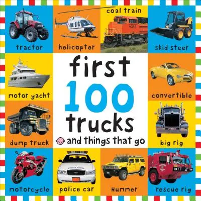 Veľká tabuľa Prvých 100 nákladných áut a vecí, ktoré idú - Big Board First 100 Trucks and Things That Go