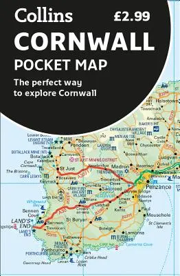 Vrecková mapa Cornwallu - ideálny spôsob, ako preskúmať Cornwall - Cornwall Pocket Map - The Perfect Way to Explore Cornwall