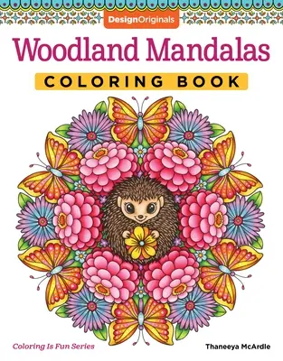 Lesné mandaly Omaľovánky - Woodland Mandalas Coloring Book