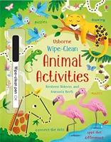Aktivity so zvieratami na utieranie - Wipe-Clean Animal Activities