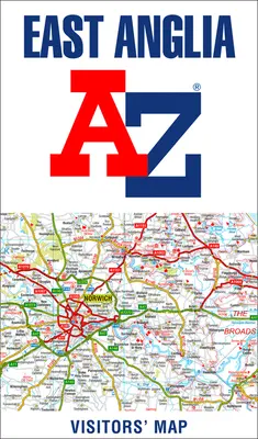 Východné Anglicko A-Z mapa pre návštevníkov - East Anglia A-Z Visitors' Map